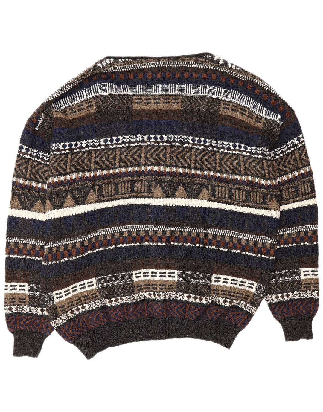 ALLISON WINGATE Muški kardigan pulover IT 56 2XL Višebojni Fair Isle