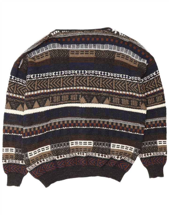 ALLISON WINGATE Muški kardigan pulover IT 56 2XL Višebojni Fair Isle