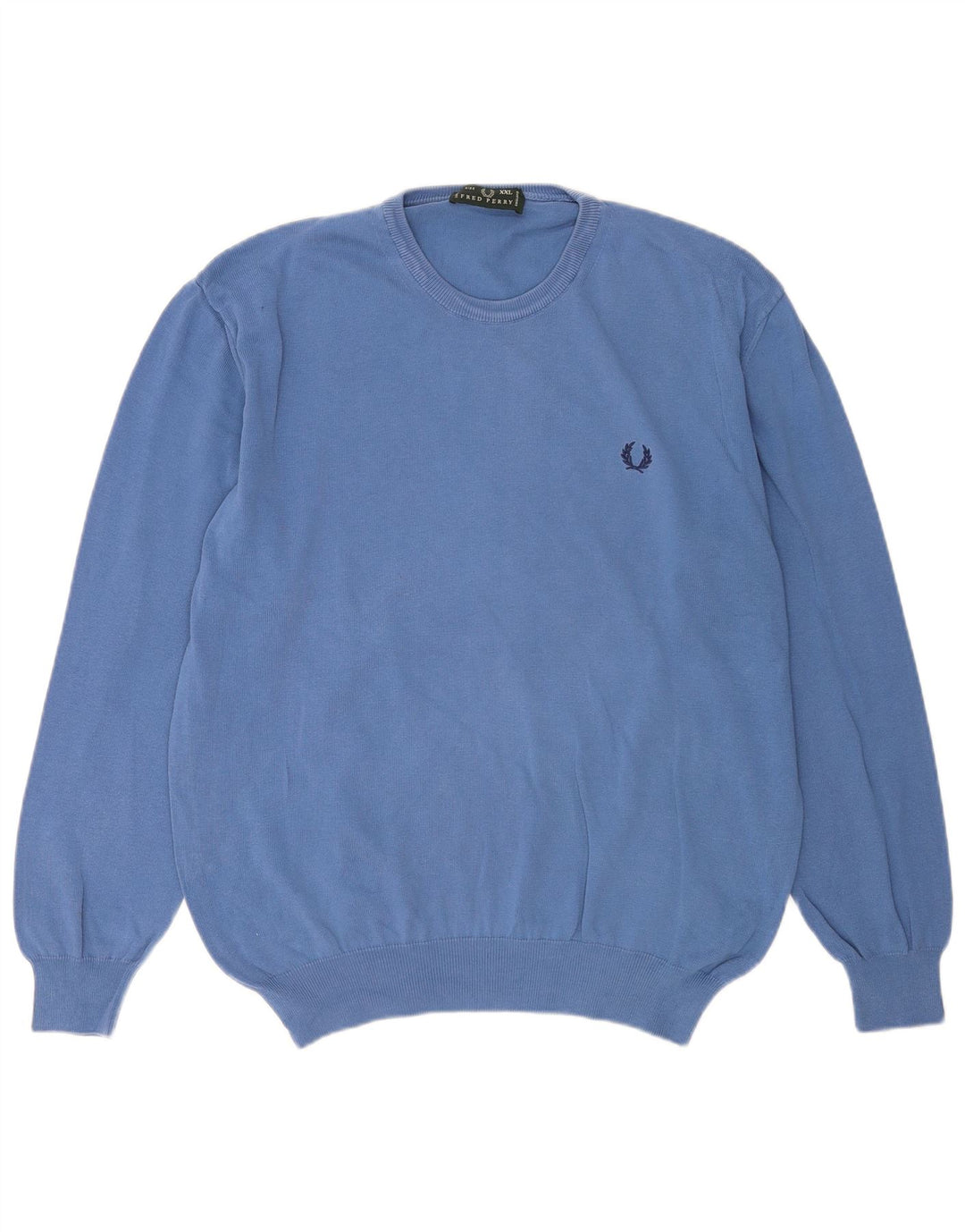 Fred Perry muški pulover s okruglim izrezom 2XL plavi pamuk