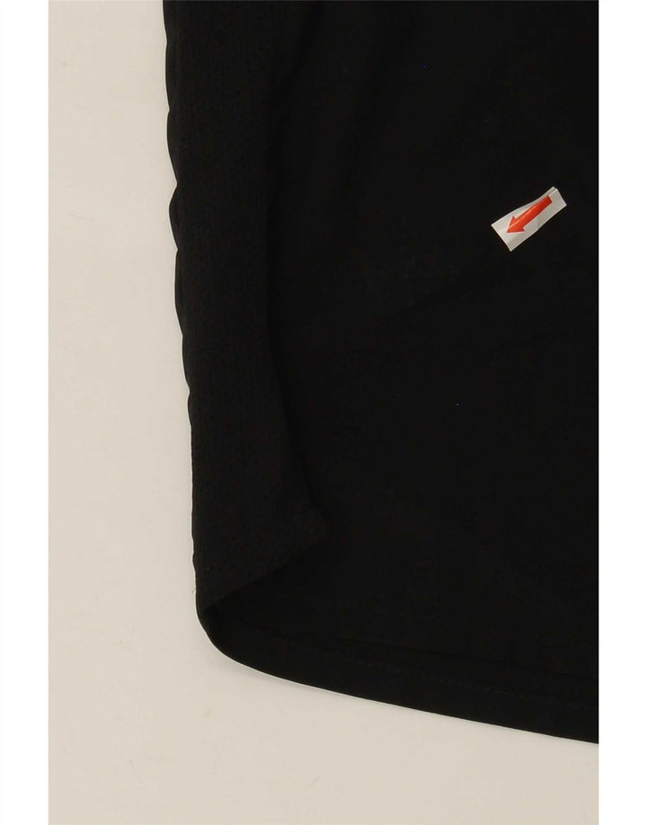Nike Ženske Dri Fit Sportske Kratke Hlače UK 10 Mali crni poliester