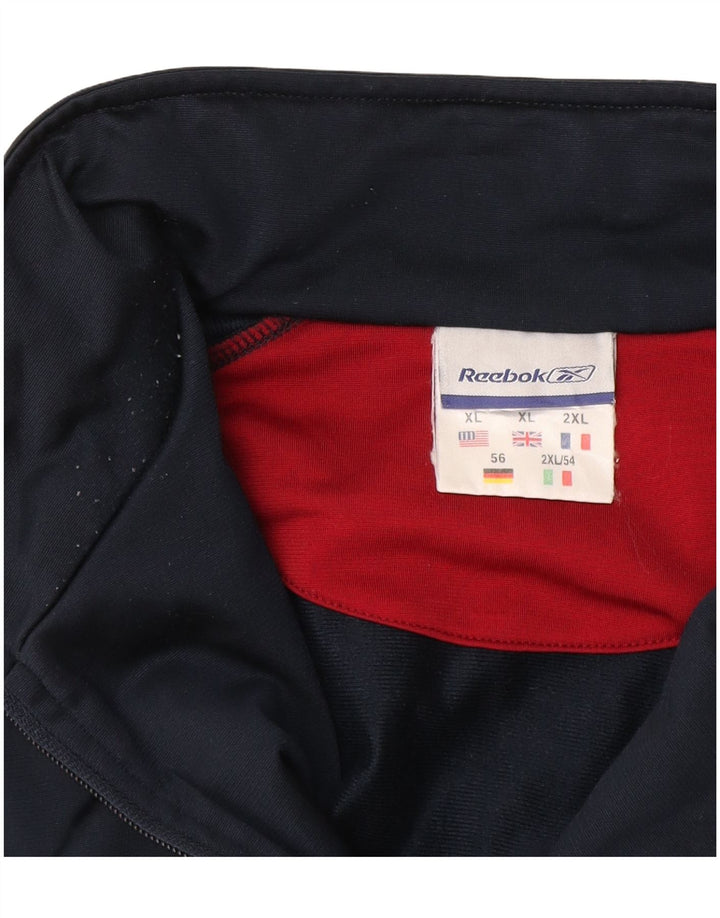 Reebok muška trenirka gornja jakna XL tamnoplava boja