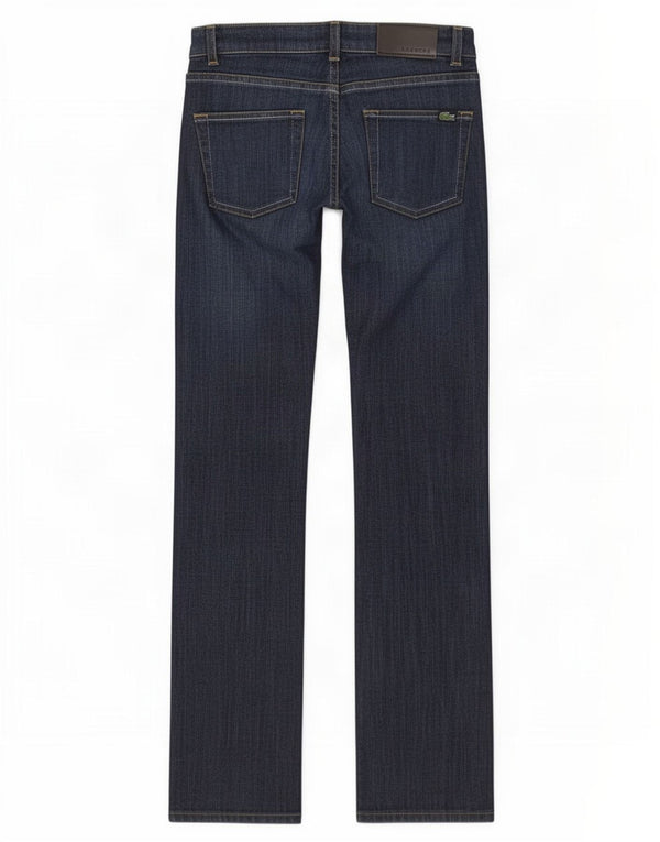 Lacoste ženske traperice Bootcut UK 6 XS W26 L32 tamnoplavi pamuk