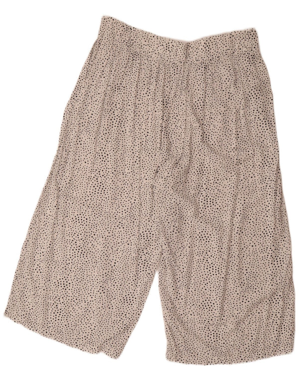 Marks & Spencer ženske Capri hlače UK 18 XL W40 L22 Bijele točke