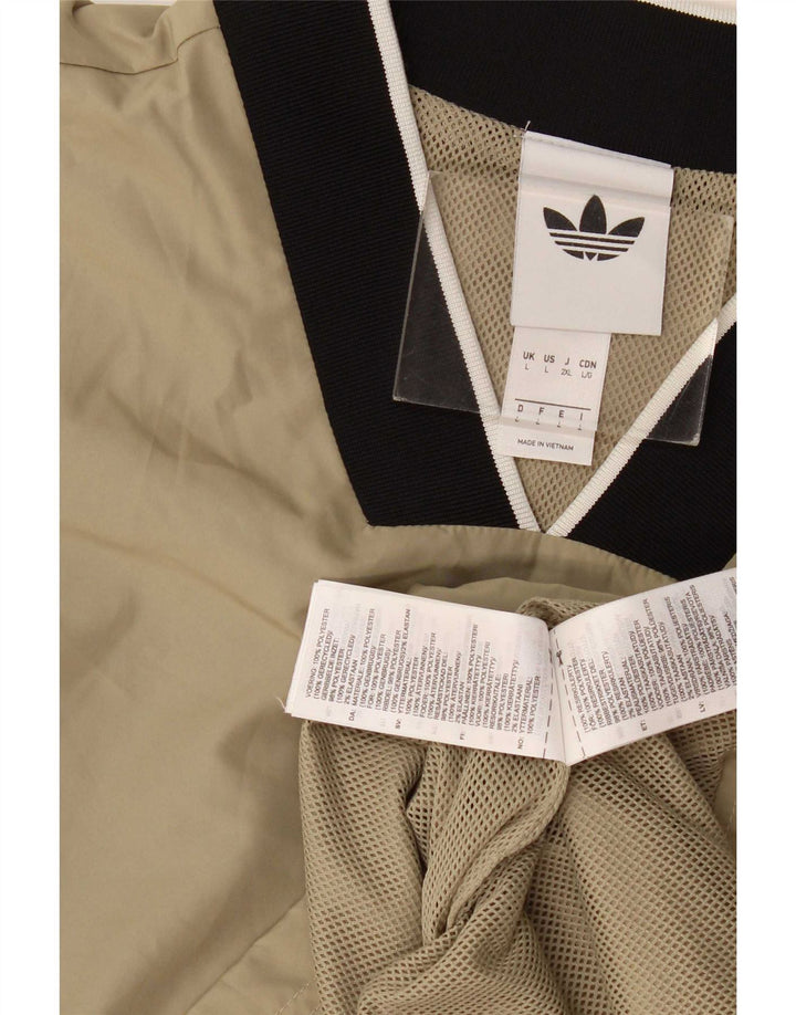Adidas muški pulover trenirka, velika, bež boja, poliester