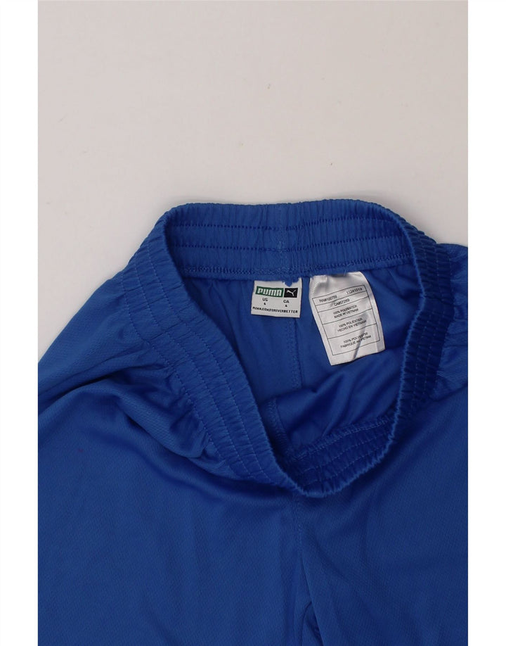 PUMA Boys Sport Shorts 5-6 Years  Blue Polyester Vintage Puma and Second-Hand Puma from Messina Hembry 