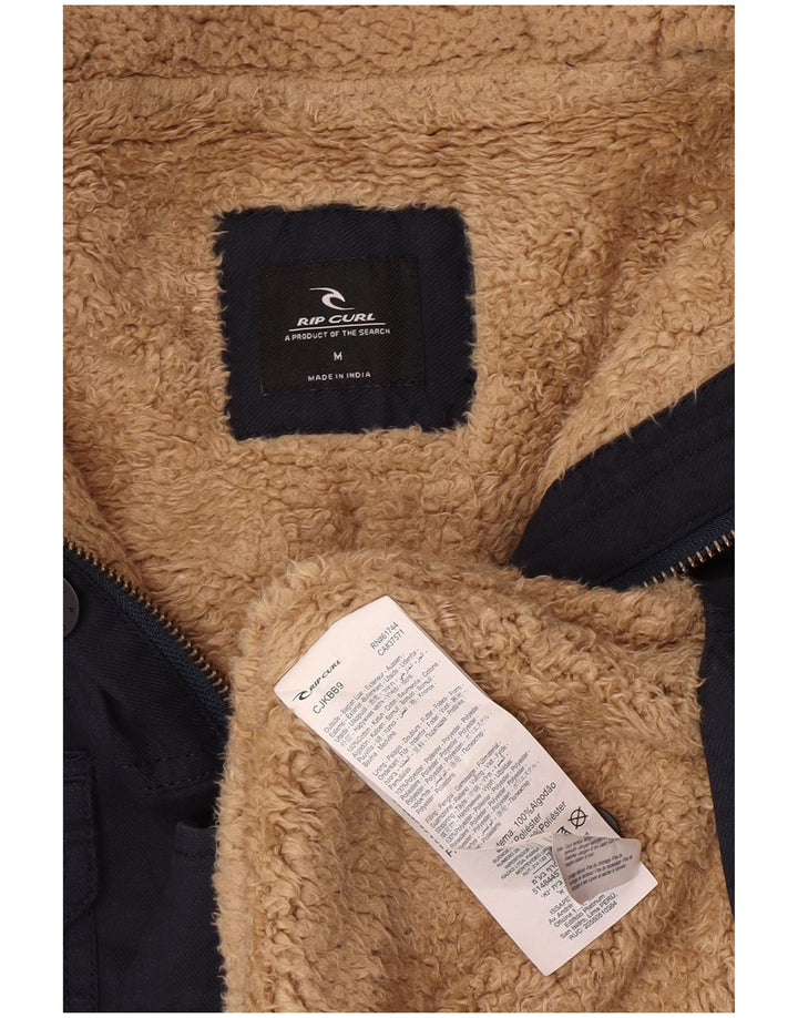 Rip Curl muška pomoćna jakna s kapuljačom UK 38 srednje tamnoplavi pamuk