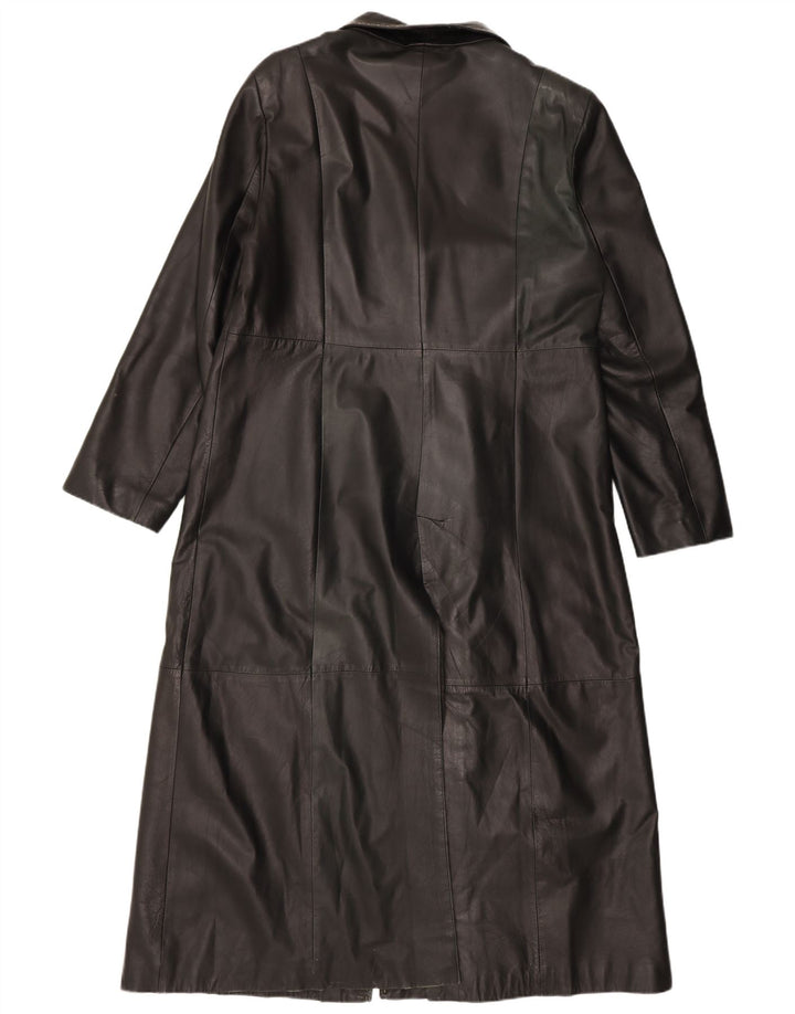 Vintage ženski kožni kaput UK 18 XL crna koža