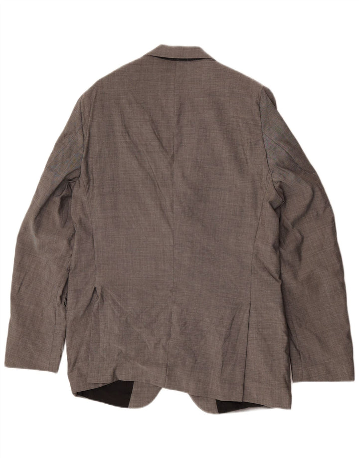 Calvin Klein muška jakna s 2 gumba IT 56 3XL siva vuna