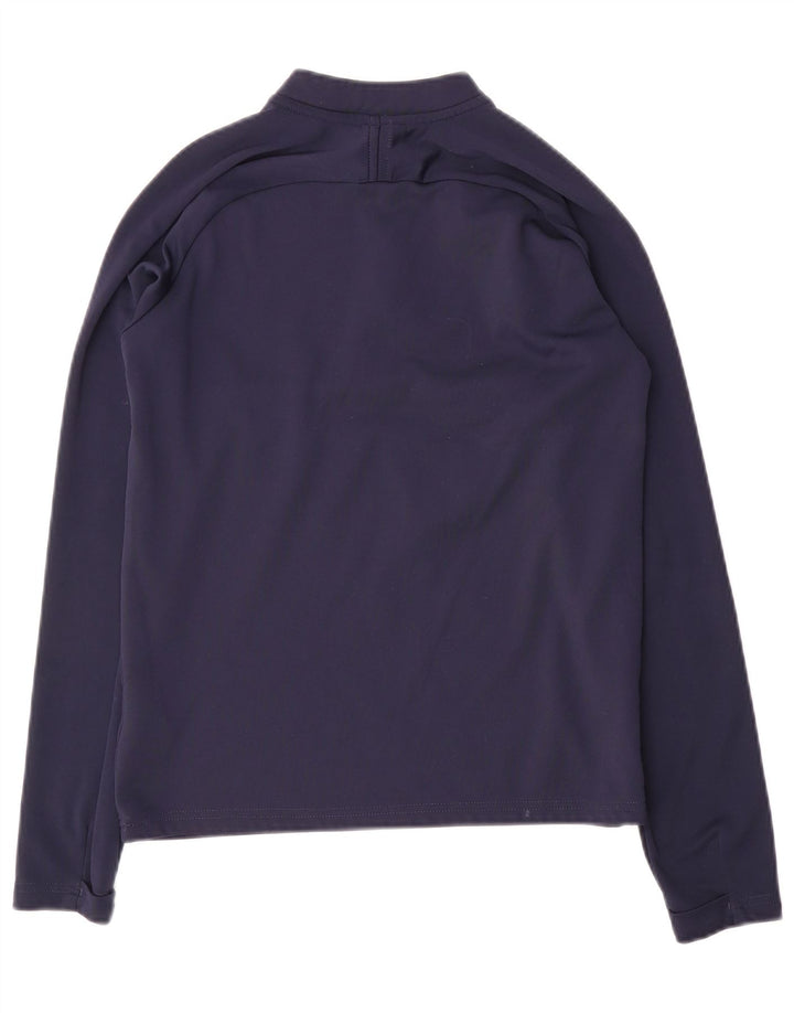 Nike Boys Dri Fit Pullover Trenirka Top 12-13 Years Large Navy Blue