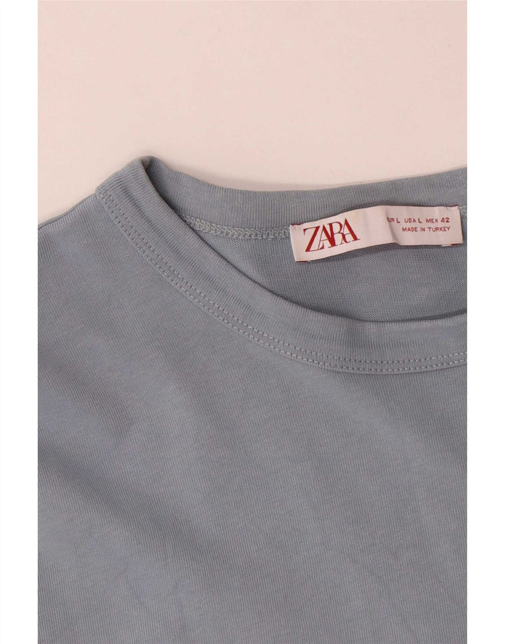 Zara muška majica dugih rukava velika plava