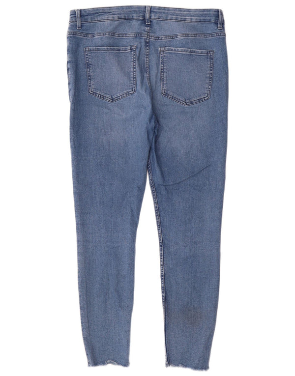 Marks & Spencer Ženske The Ivy Skinny Jeans UK 16 Large W36 L29 Plavi pamuk