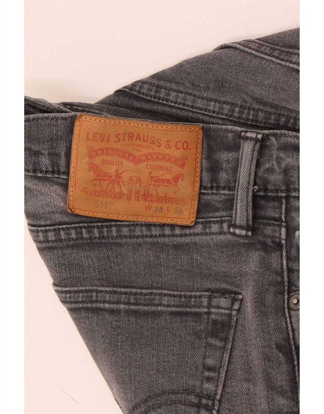 Levi's muške 511 uske traperice W34 L30 sive