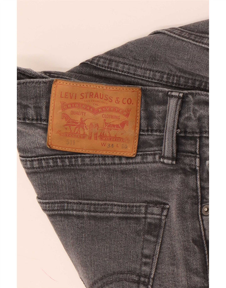 Levi's muške 511 uske traperice W34 L30 sive