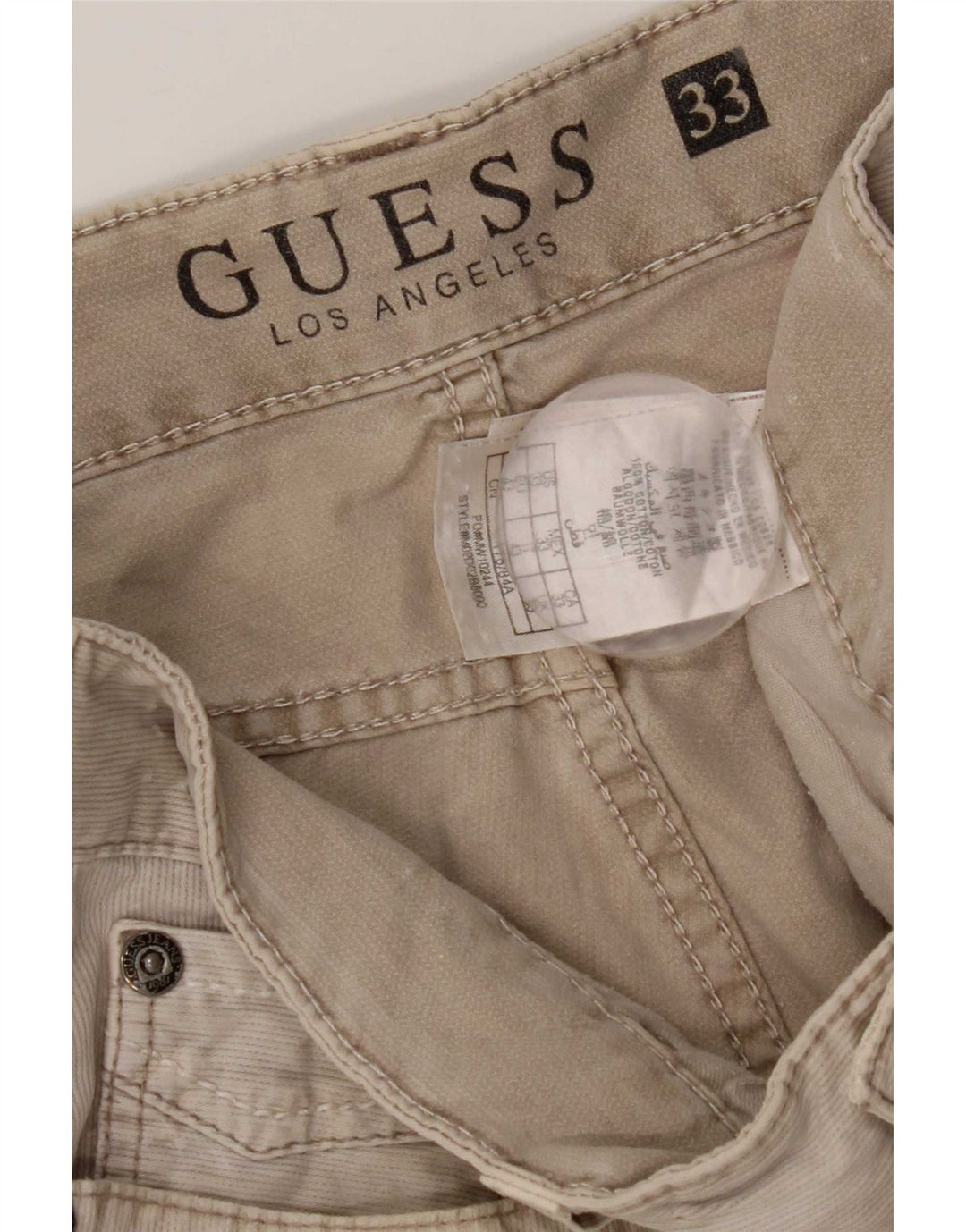 Guess muške ležerne kratke hlače W33 velike sive