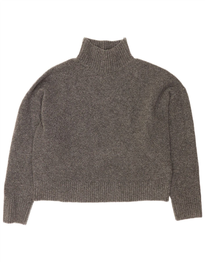 Zara ženski kratki džemper s kornjačičastim ovratnikom UK 16 Large Grey