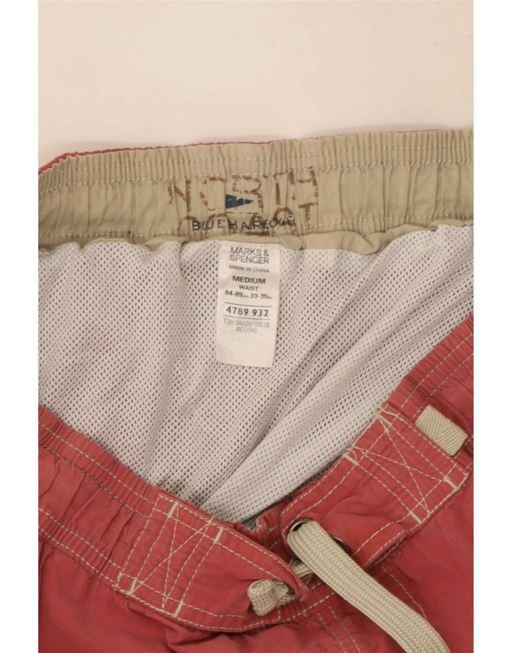 Marks & Spencer muške kupaće kratke hlače srednje crvene boje od pamuka