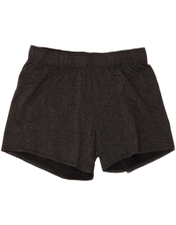 Nike ženske kratke sportske hlače Dri Fit UK 14 srednje sivi poliester