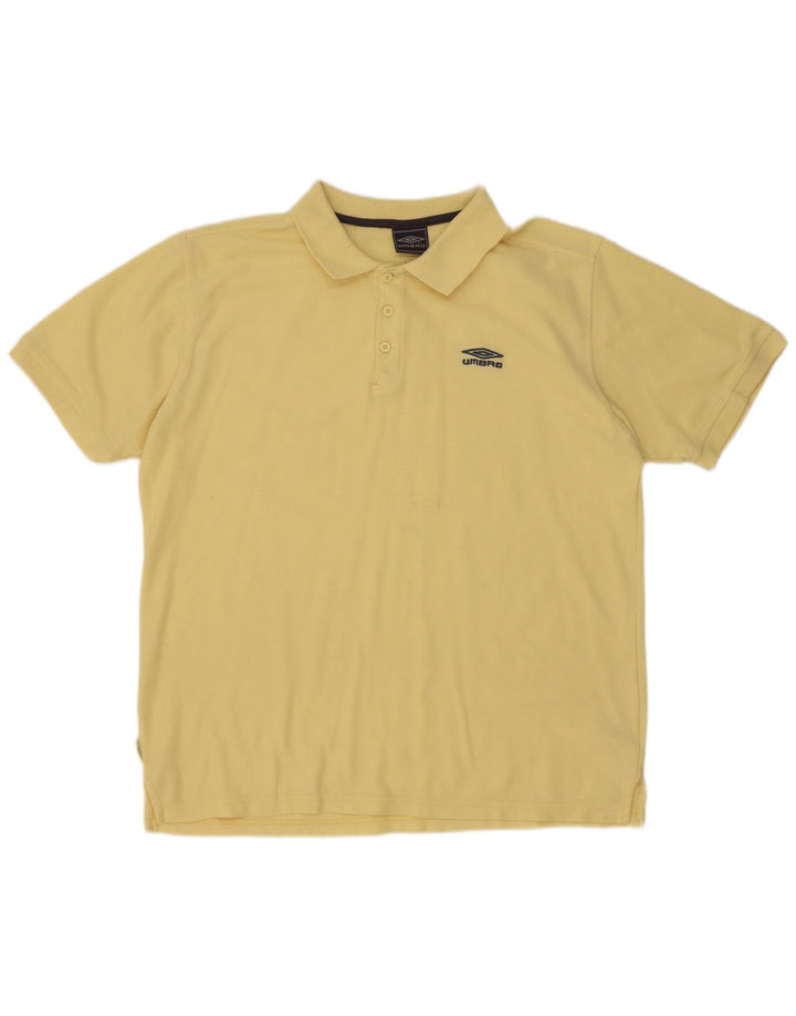 Umbro muška polo majica XL žuti poliester