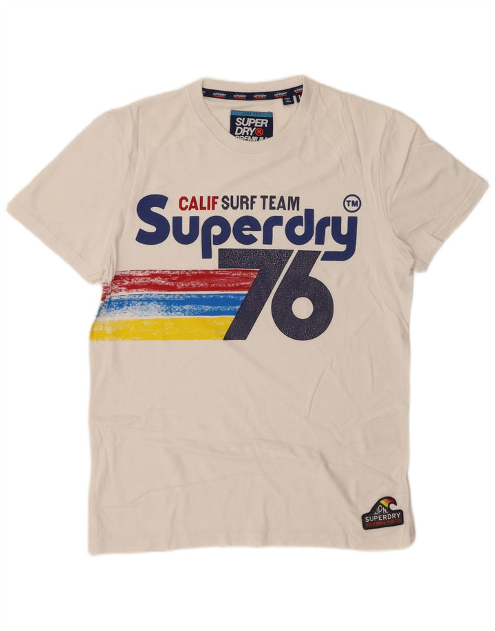 SUPERDRY muška majica kratkih rukava s grafičkim motivima, veliki bijeli pamuk