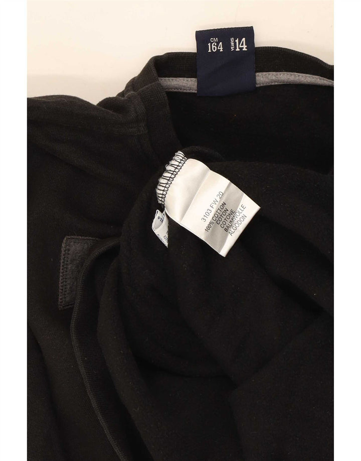 North Sails Boys Graphic Sweatshirt Džemper 13-14 godina crni pamuk