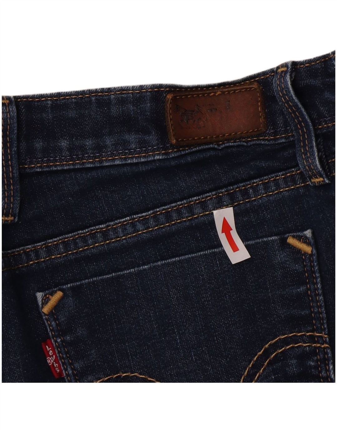 Levi's ženske 629 Bootcut traperice W32 L30 tamnoplavi pamuk