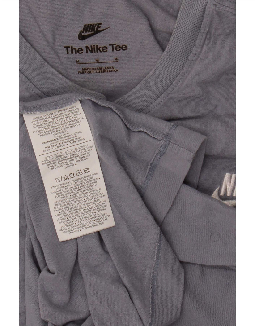 Nike muška majica kratkih rukava Srednje plavi pamuk