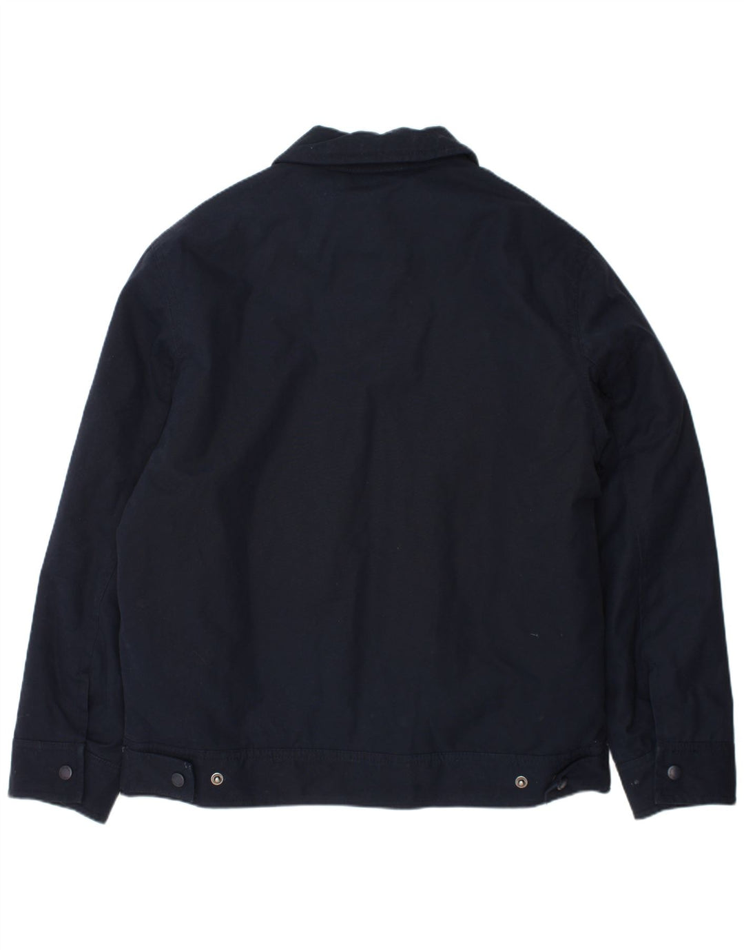 BEN SHERMAN Boys Bomber Jacket 10-11 Years Small  Navy Blue Cotton