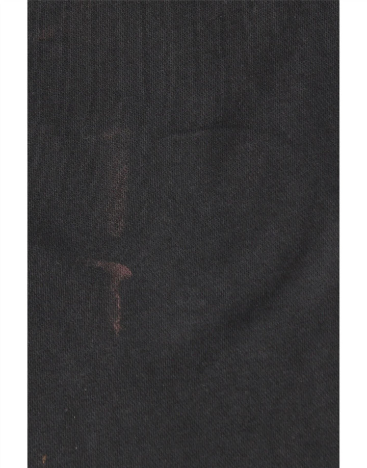 NIKE Muške trenirke s grafičkim motivima, velike crne pamučne hlače