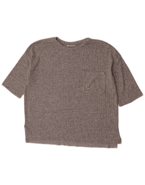 Zara ženska majica kratkih rukava Trafaluc UK 10 Small Grey Flected