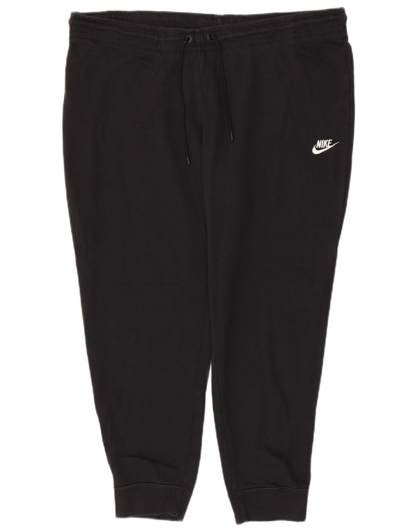 NIKE Ženska trenirka Hlače Joggers UK 20 2XL crni pamuk