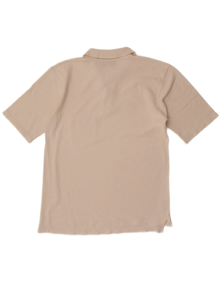 Barbour muška polo majica Large Off White Cotton