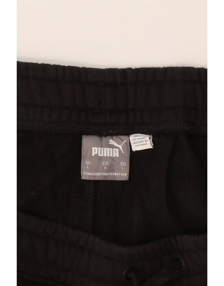 PUMA Mens Sport Shorts Large Black Cotton Vintage Puma and Second-Hand Puma from Messina Hembry 
