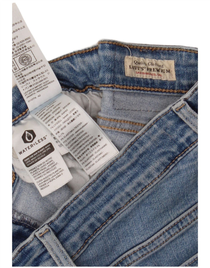 Levi's ženske 726 lepršave traperice W28 L34 plavi pamuk