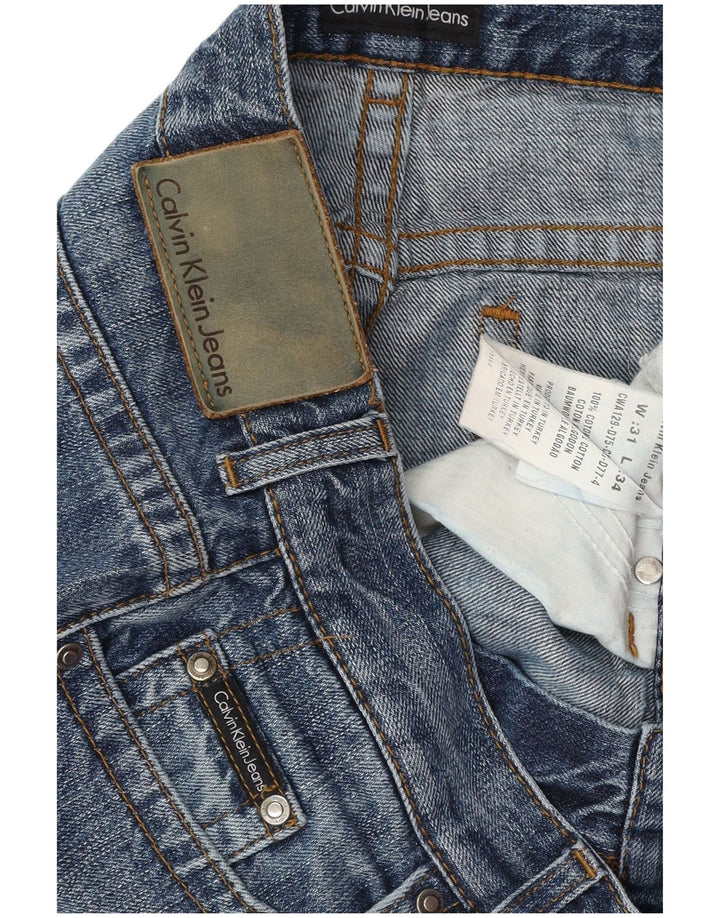 Calvin Klein Ženske Bootcut traperice W31 L30 Plavi pamuk