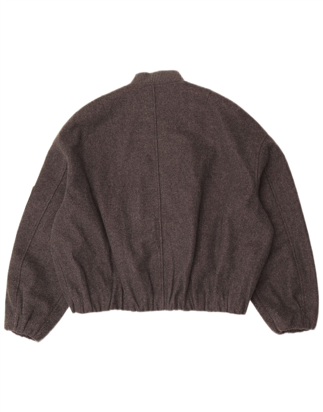 Zara ženska prevelika bomber jakna UK 6 2XS sivi poliester
