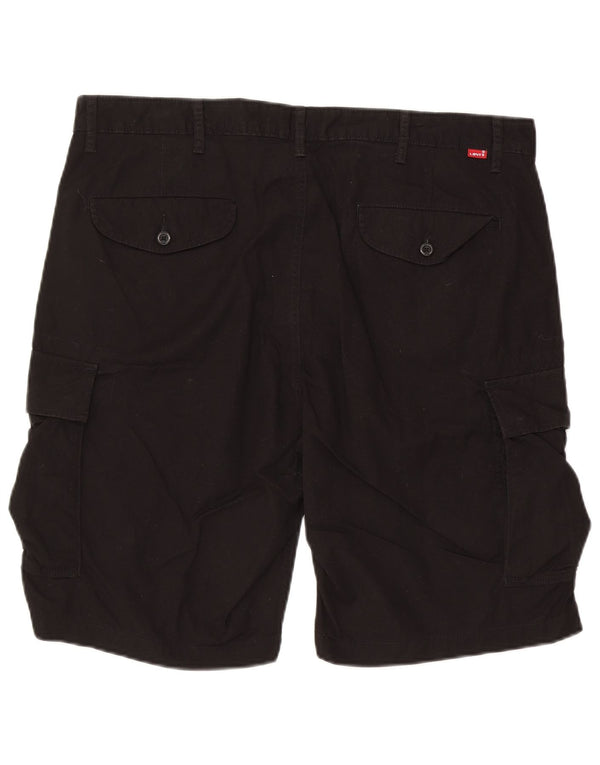 Levi's muške kargo kratke hlače W38 XL crni pamuk