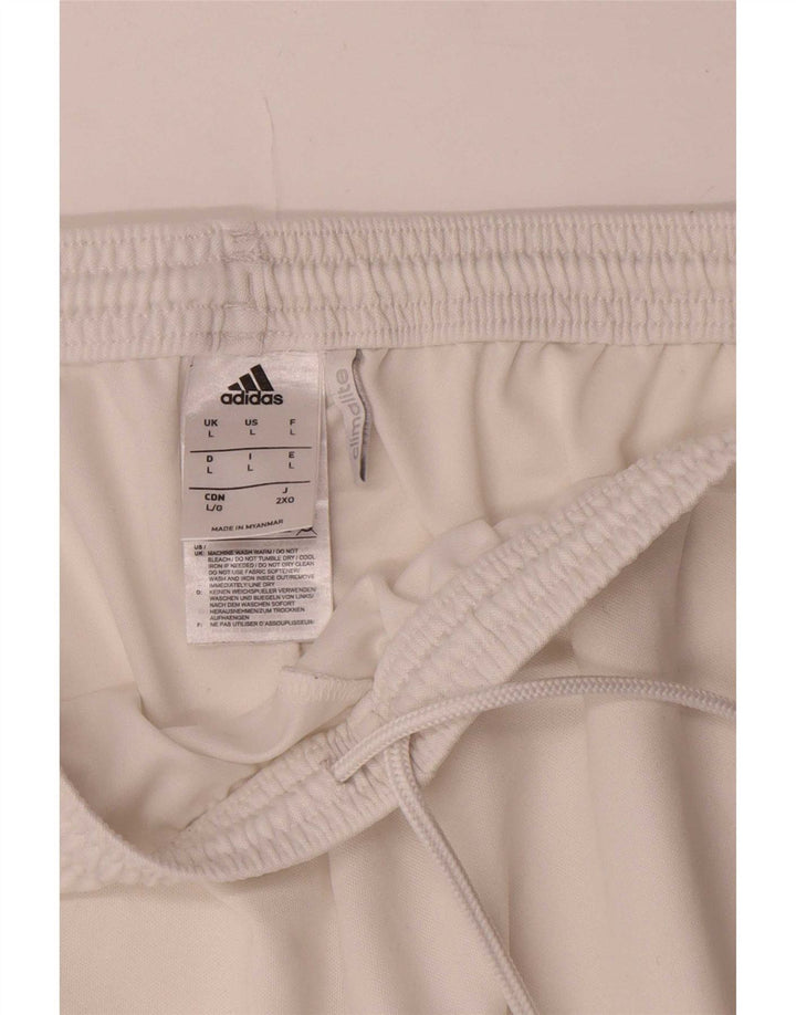 Adidas muške sportske kratke hlače Climalite veliki bijeli poliester