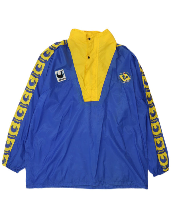 Uhlsport muška kišna jakna Hellas Verona FC 1993 s kapuljačom UK 42 XL plava