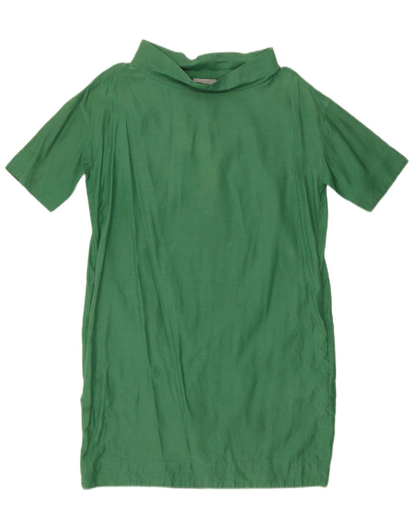 Cos Womens Sheath Dress EU 38 Medium Green Cupro
