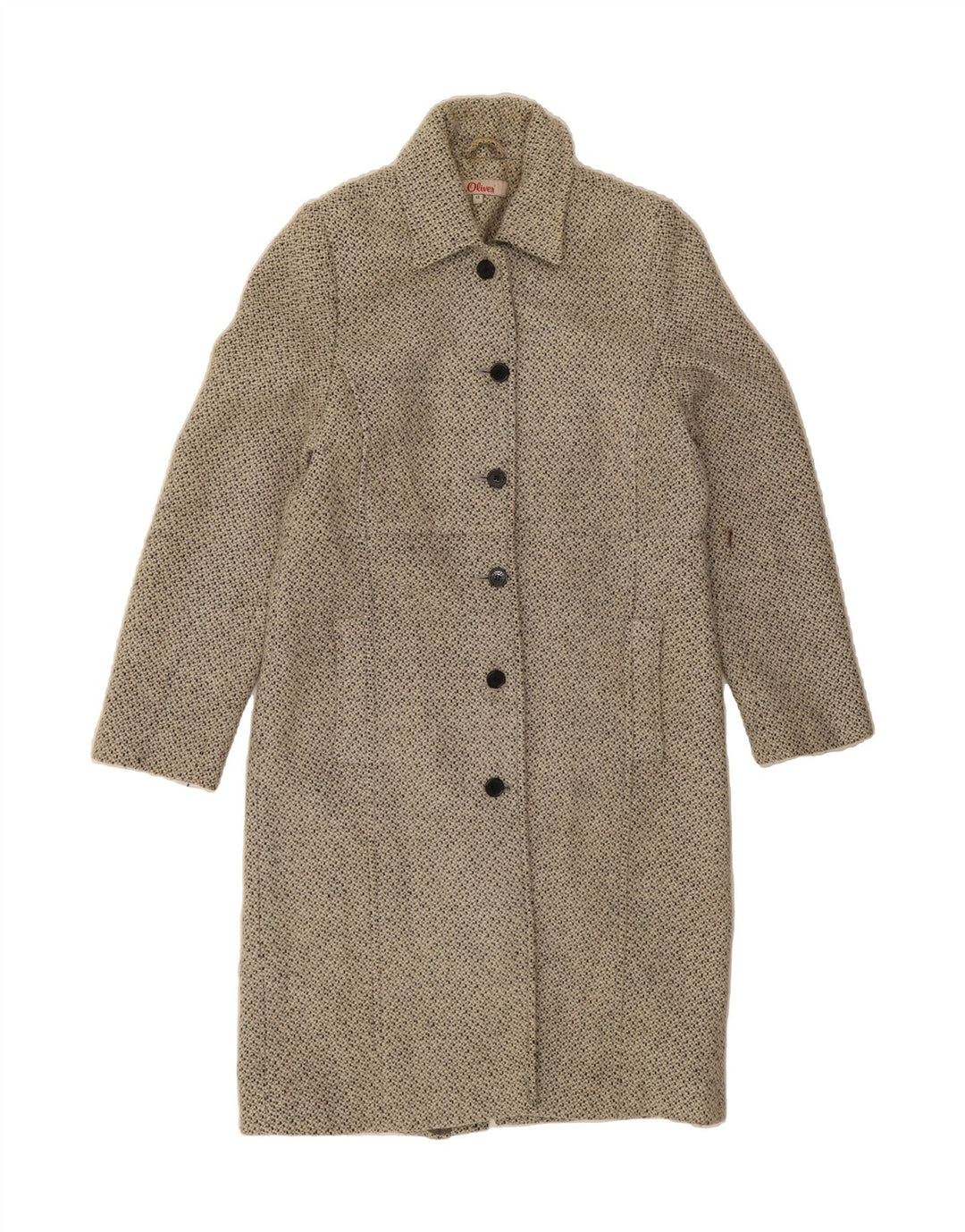 S.OLIVER Womens Oversized Overcoat IT 40 Small Grey Polyacrylic Vintage S.Oliver and Second-Hand S.Oliver from Messina Hembry 