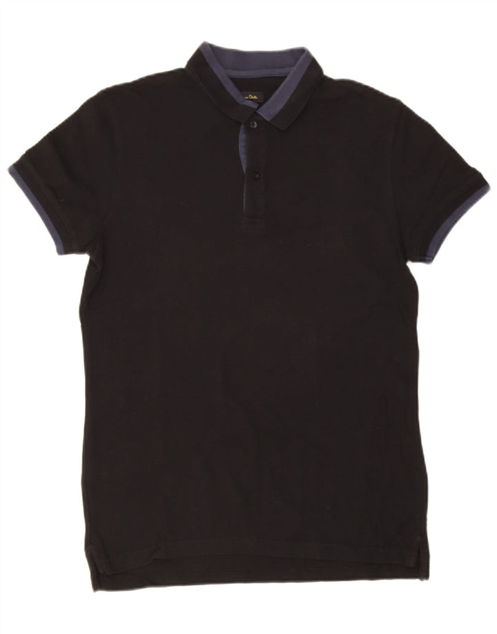 Massimo Dutti muška polo majica ležernog kroja srednje crna