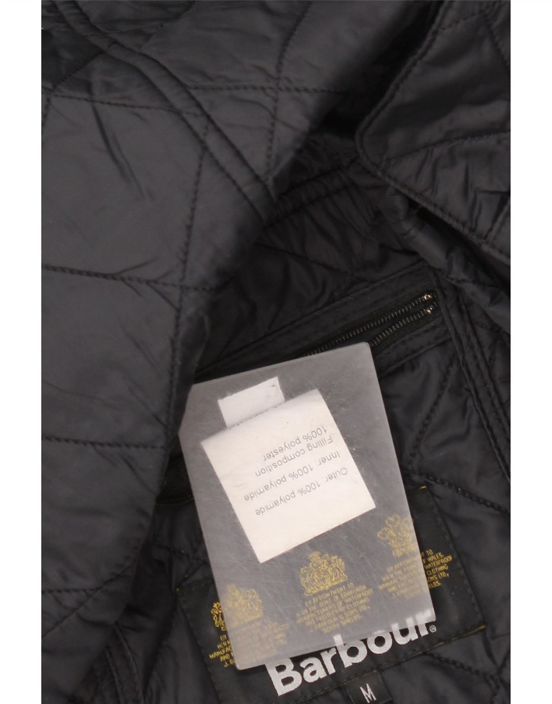 Barbour muška prošivena jakna UK 38 Medium tamnoplavi poliamid