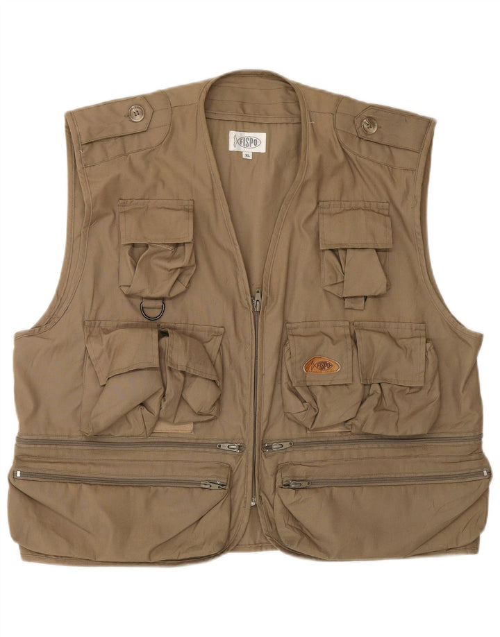 Vintage muška uslužna jakna UK 42 XL smeđi pamuk