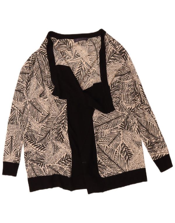 Marks & Spencer Womens Cardigan Sweater UK 16 Large Beige Floral