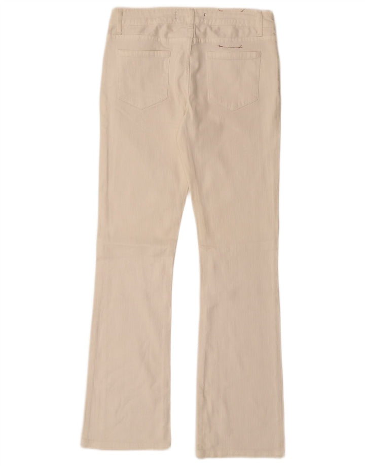 Ženske traperice Just Cavalli Bootcut W26 L30 bijeli pamuk