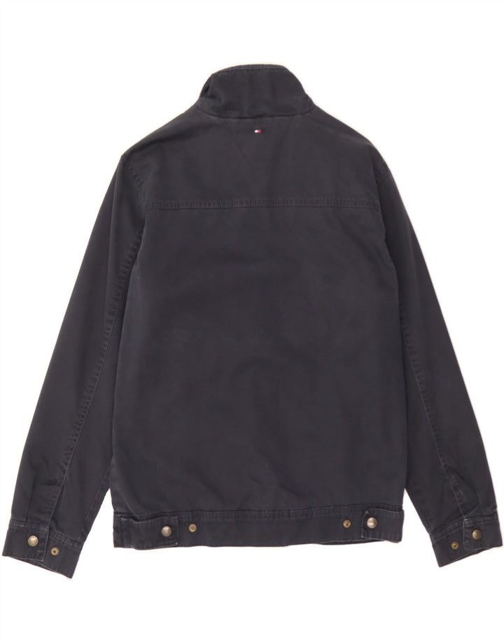 TOMMY HILFIGER Boys Bomber Jacket 13-14 Years Navy Blue Cotton Vintage Tommy Hilfiger and Second-Hand Tommy Hilfiger from Messina Hembry 