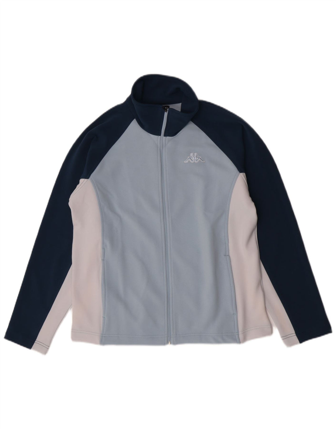 Kappa ženska gornja jakna trenirke UK 16 Large Blue Colourblock poliester