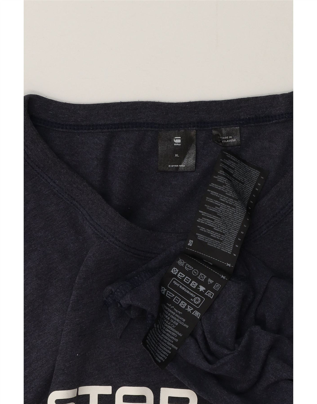 G-STAR muška majica kratkih rukava s grafičkim motivima XL tamnoplavi pamuk