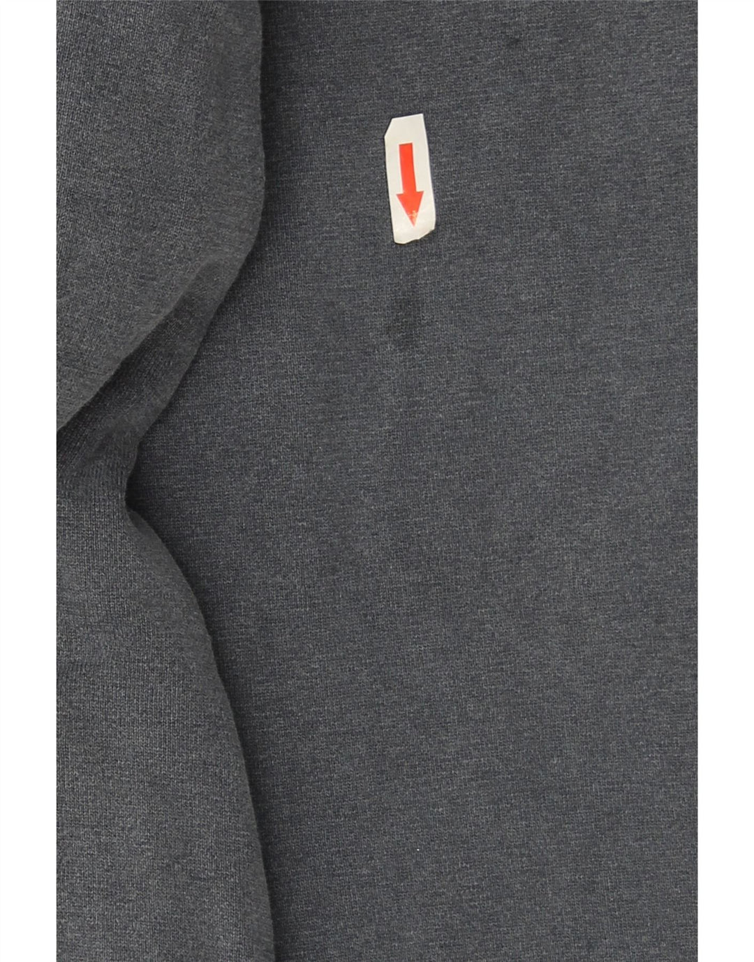 Veliki sivi pamučni džemper Orvis s izrezom na patentni zatvarač