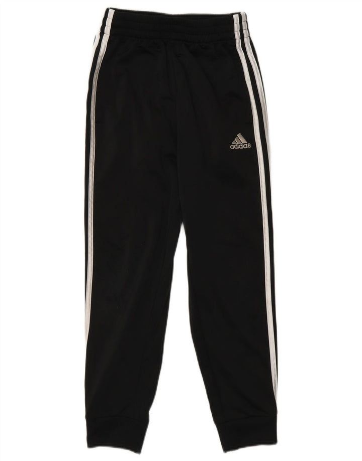 Adidas Trenirka za dječake Hlače za trčanje 7-8 godina male crne poliesterske